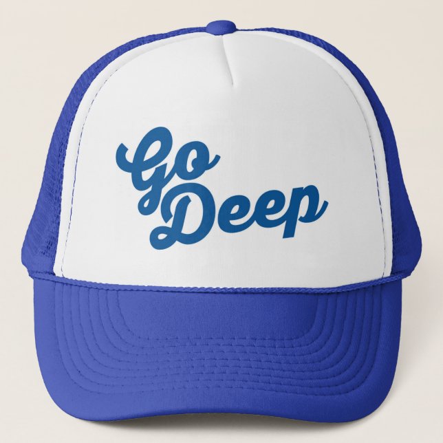 Go Deep - softball / baseball hat (Front)