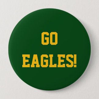 Go Eagles 10 Cm Round Badge