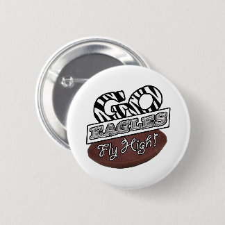 GO EAGLES! 6 CM ROUND BADGE