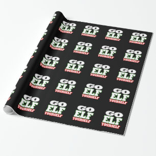 GO ELF YOURSELF WRAPPING PAPER