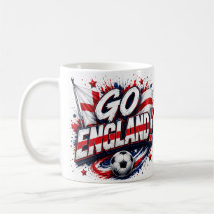 Go England 2026 Soccer Fan Coffee Mug
