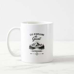 Go Explore The Great Outdoors Mountain Mug