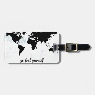 Go find yourself luggage tag