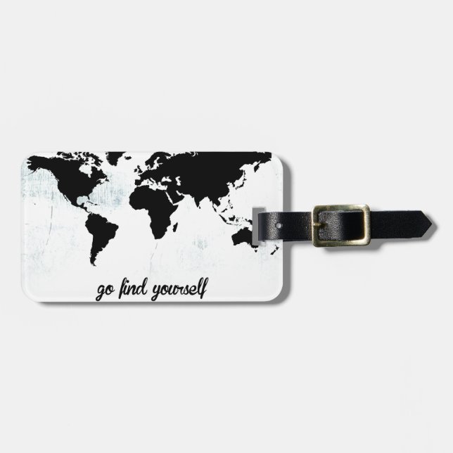 Go find yourself luggage tag (Front Horizontal)