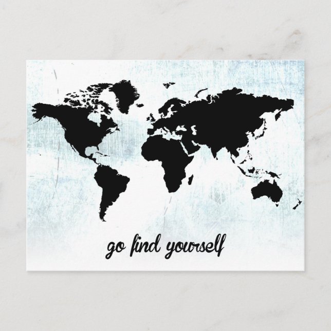 Go find yourself postcard (Front)