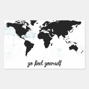 Go find yourself rectangular sticker