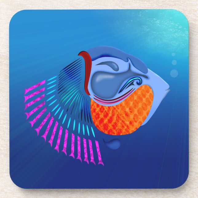 Go Fish Coaster (Front)