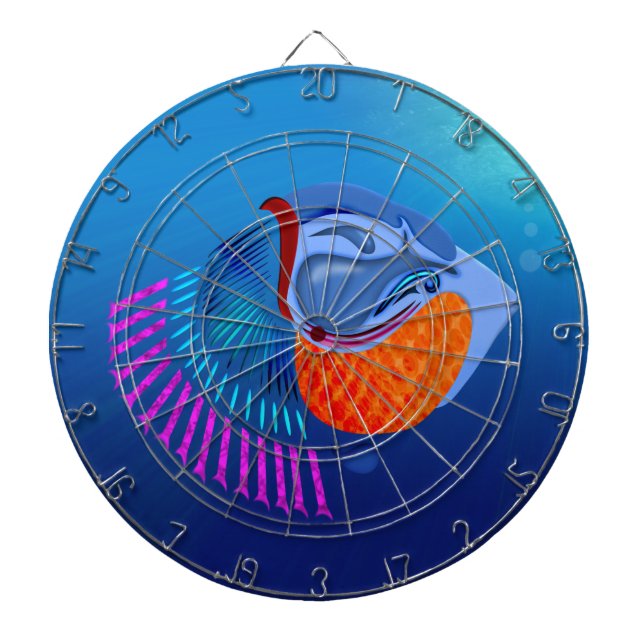 Go Fish Dartboard (Front)