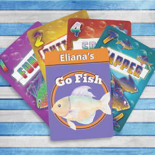 Go Fish Fun Bright Kids Children's Card Game