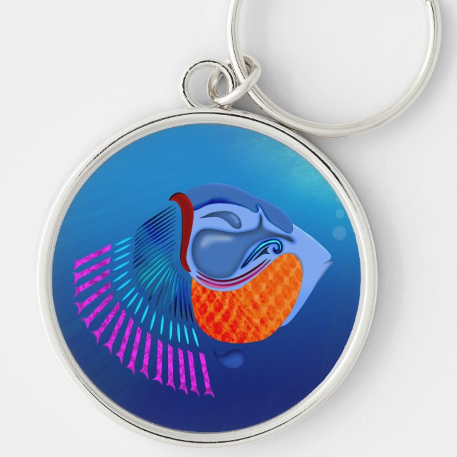 Go Fish Key Ring (Front)