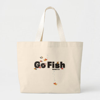 Go Fish Large Tote Bag
