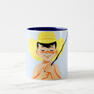 Go Fish Two-Tone Coffee Mug