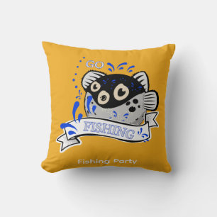 Go fishing day cushion