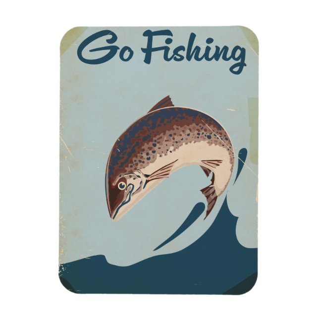 Go Fishing Magnet (Vertical)