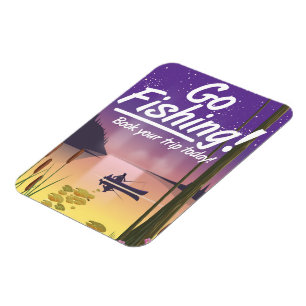 Go Fishing! Magnet