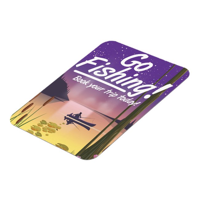Go Fishing! Magnet (Left Side)