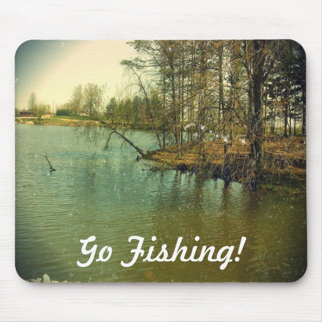 Go Fishing Mouse Pad (Front)