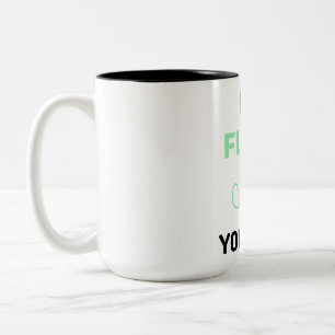 Go Floss Yourself 2 Two-Tone Coffee Mug