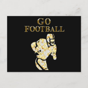 GO FOOTBALL POSTCARD