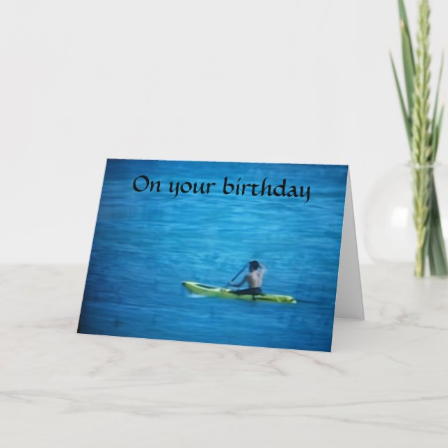 **GO FOR IT AND ENJOY YOUR BIRTHDAY** CARD (Front)