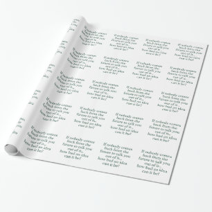 Go For It! Wrapping Paper