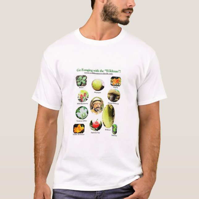 Go Foraging with the "Wildman" T-Shirt (Front)