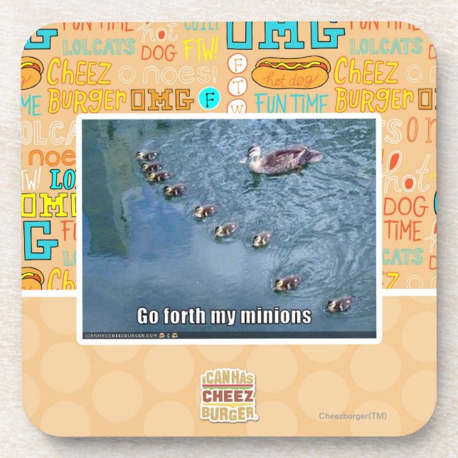 Go forth my minions coaster (Front)