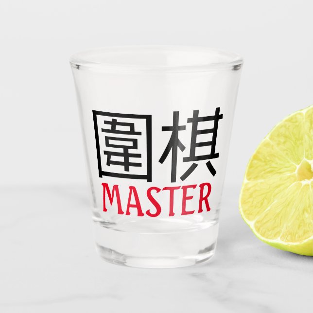 Go (game) Master Shot Glass (Front)
