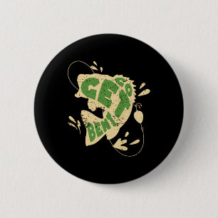 Go Get Bent Fishing Fish Funny Fishing Republican  6 Cm Round Badge