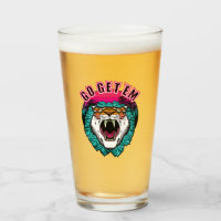 Go get 'em - Tiger Face Graphic Design