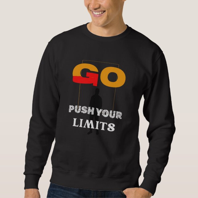 Go Get Your Limits Motivational Streetwear Tee (Front)