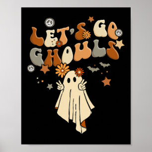 Go Ghouls Comfy Halloween Cosy Autum Fall Poster
