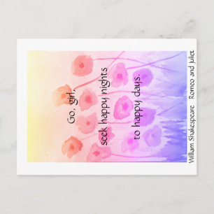 Go, Girl...(Romeo and Juliet) Postcard