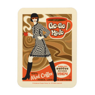Go Go Mojo Coffee Magnet