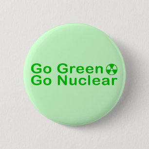 go_green 6 cm round badge