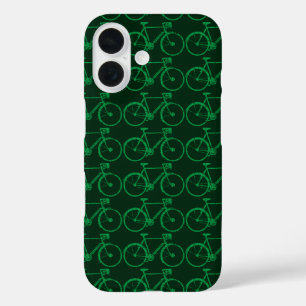 go green biking / cycling iPhone 16 case