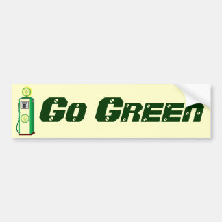 Go Green Bumper Sticker