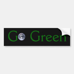 Go Green Bumper Sticker