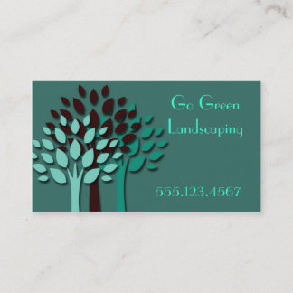 Go Green Business Card