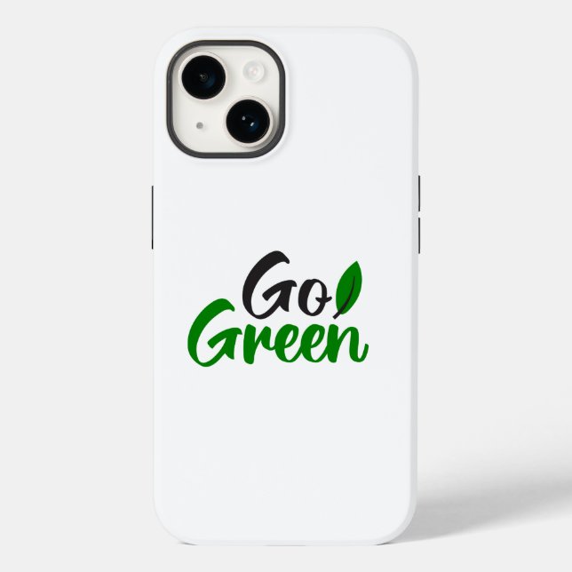 Go green  Case-Mate iPhone case (Back)