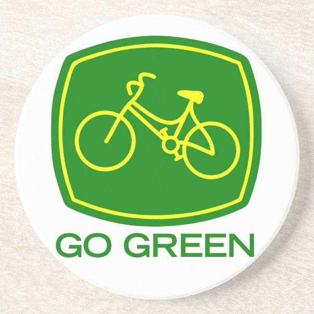 Go Green Coaster (Front)
