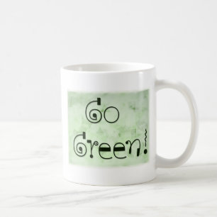 Go Green coffe mug