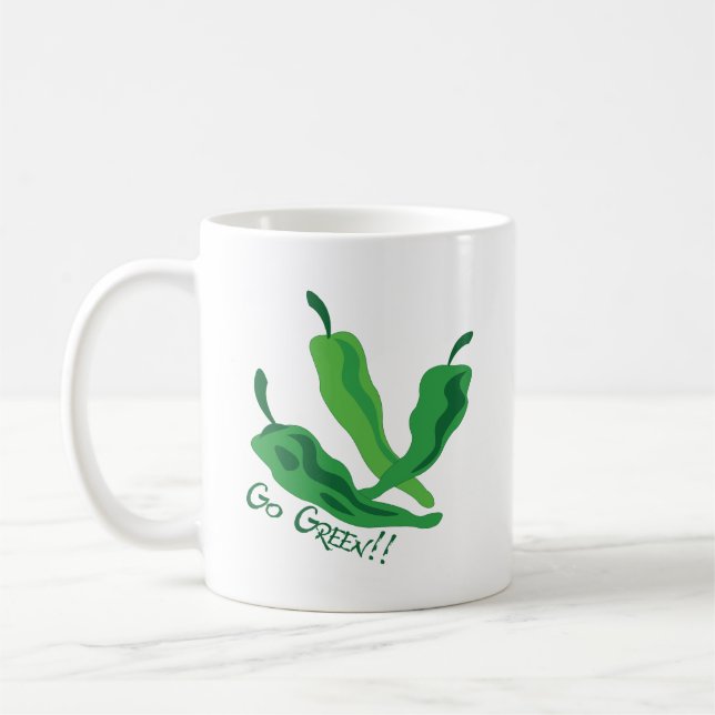 Go Green!!! Coffee Mug (Left)