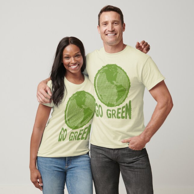 Go Green: Distressed Planet Earth! Save the World! T-Shirt (Unisex)