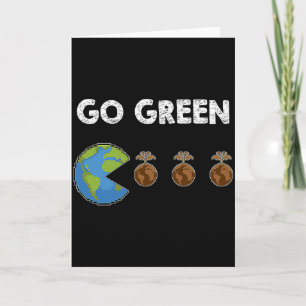 Go Green Earth Day T Shirt_8 Card