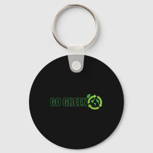 Go Green Environmental Protection Nature Planet Ea Key Ring