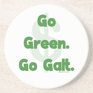 Go Green Go Galt Coaster