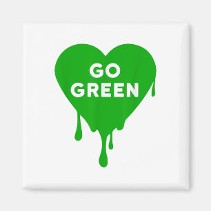 Go Green - Green Team, Colour War, Camp, Dripping Magnet
