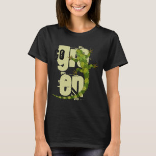 Go Green Iguana T Shirt