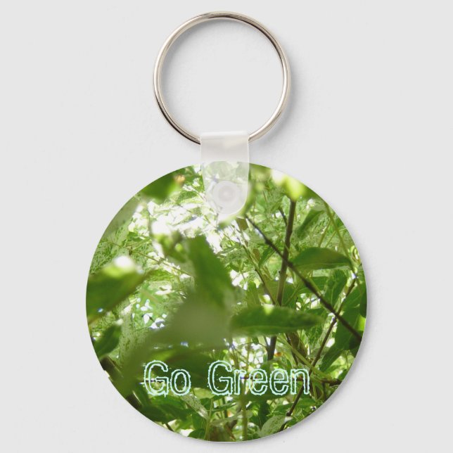 Go Green Key Ring (Front)